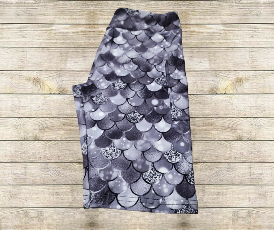 Gothic Mermaid 10" Jamaica Shorts