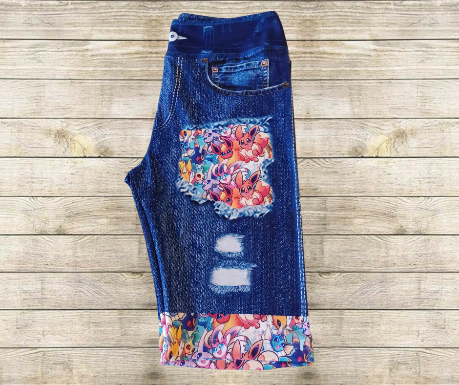 Evolution Faux Denim Jamaica Shorts