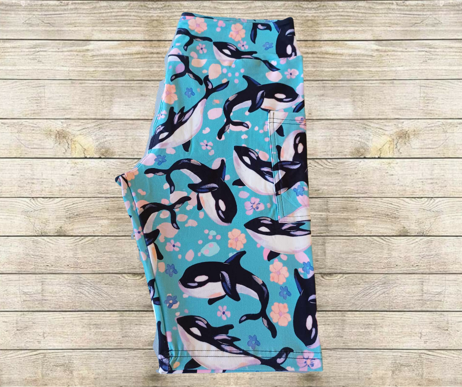 Wonderful Whales 10" Jamaica Shorts