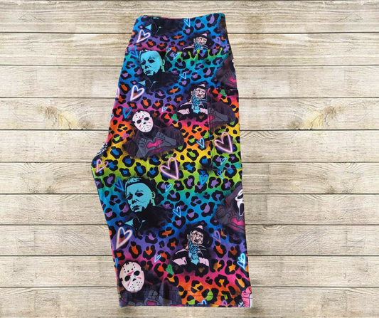 Rainbow Horror 10" Jamaica Shorts