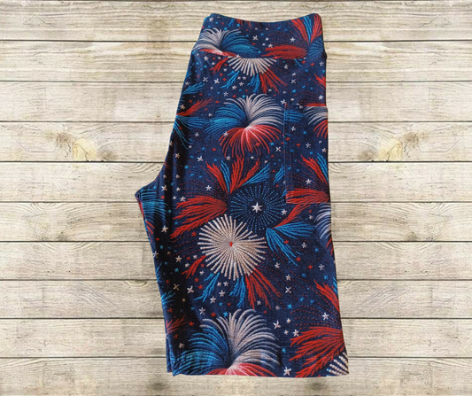 Americana Embroidery 10" Jamaica Shorts