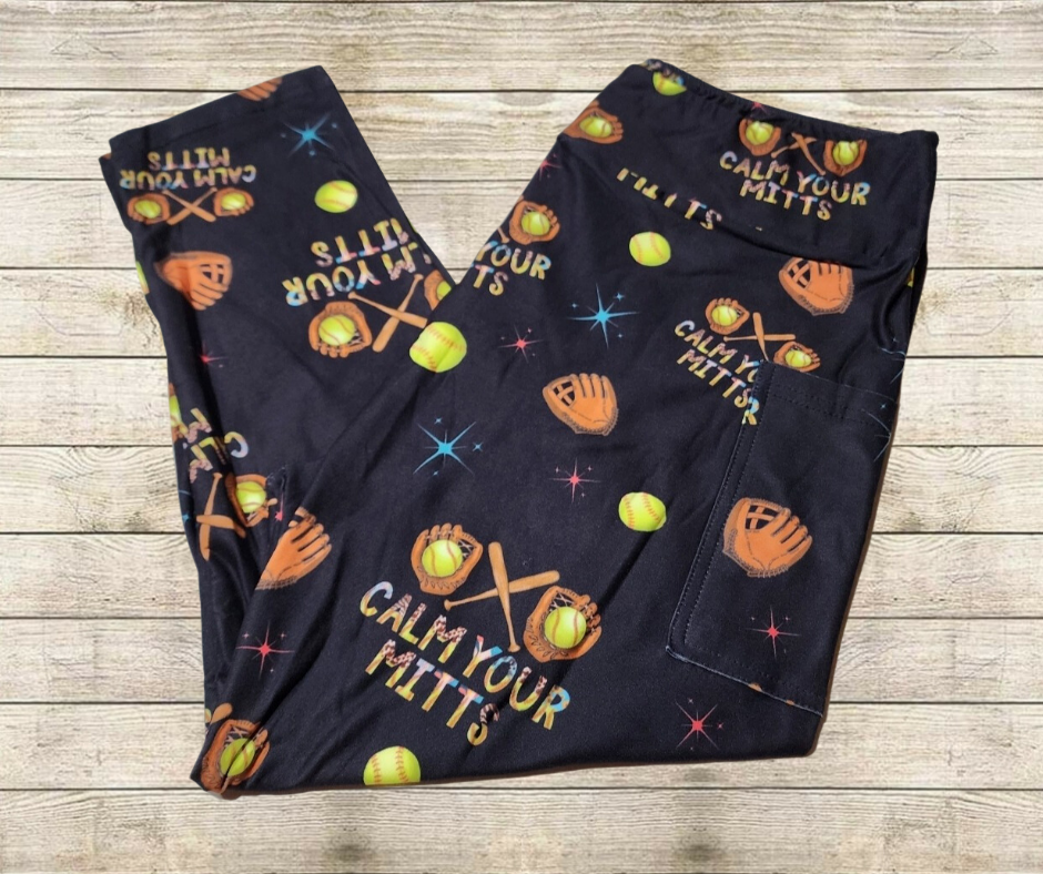 SB Calm Your Mitts Capri Length w/ Pockets