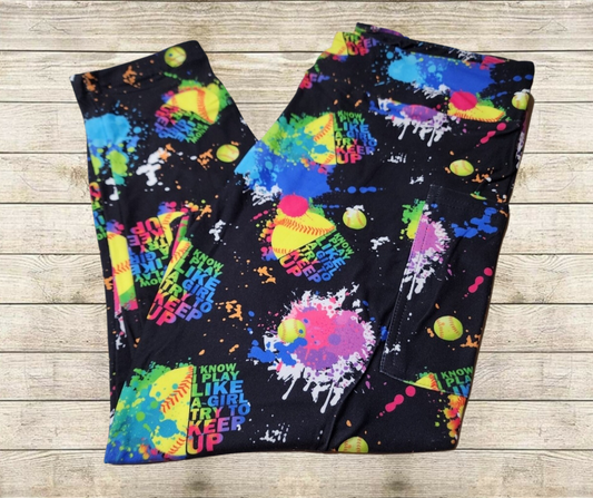 SB Play Like a Girl Capri Length w/ Pockets