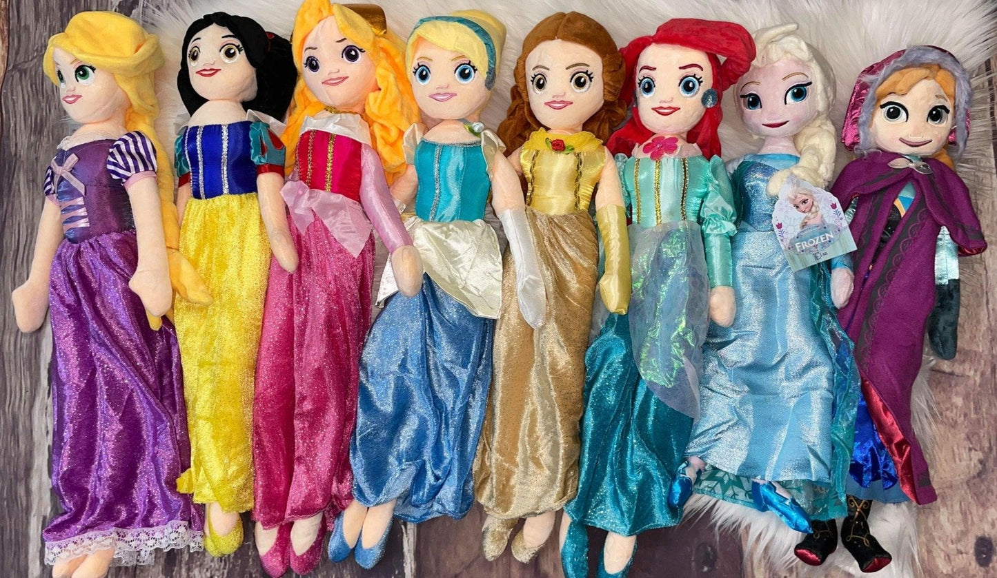 Large 22" Plush Princess Doll - Mermaid