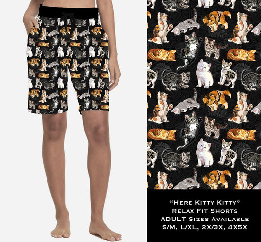 Here Kitty Kitty Relaxed Fit Shorts