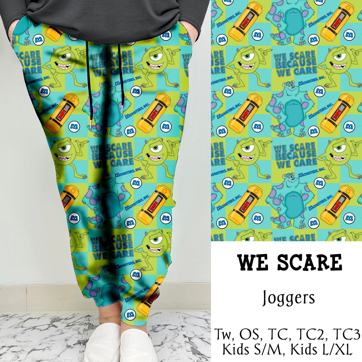 We Scare Leggings/Joggers | Run ends 3/8| ETA 42 Days