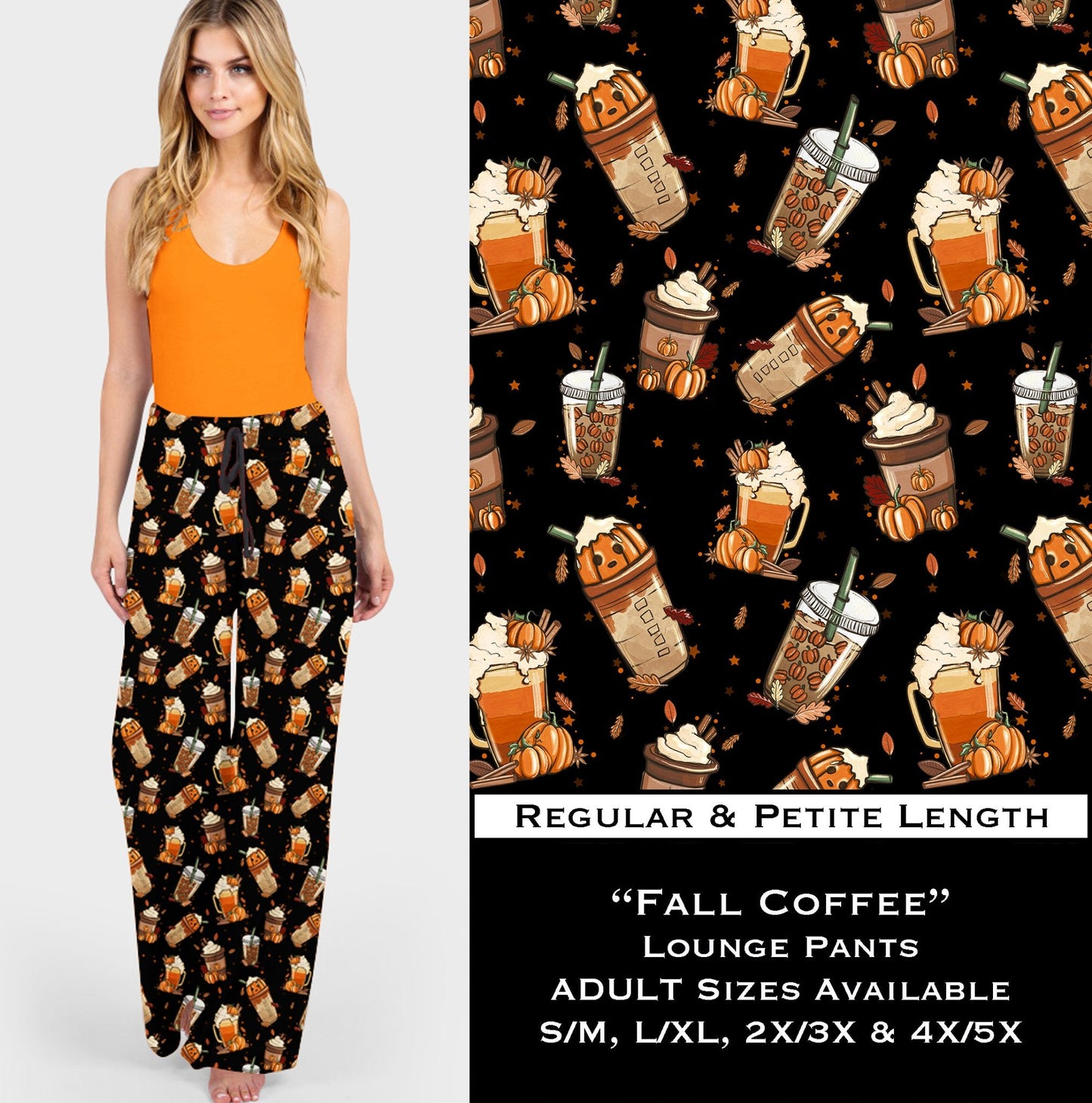 Fall Coffee Lounge Pants