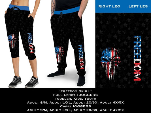 Freedom Skull Full & Capri Joggers