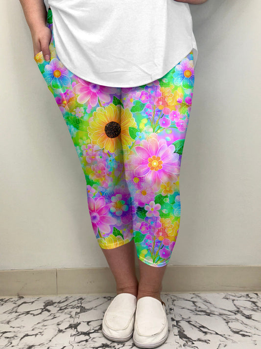 Summer Floral Capri w/ Pockets | Run Ends 3/8 | 42 Days