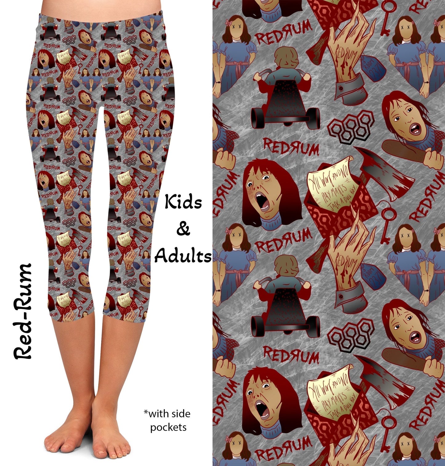 Red Rum Leggings & Capris with Pockets