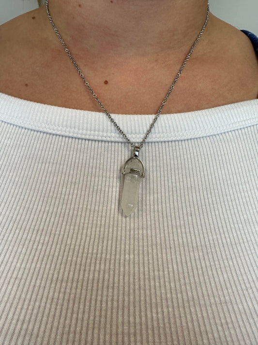 Clear Quartz Necklace