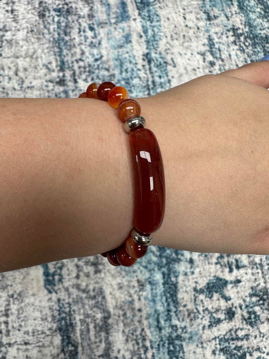 Red Jasper Stone Bracelet
