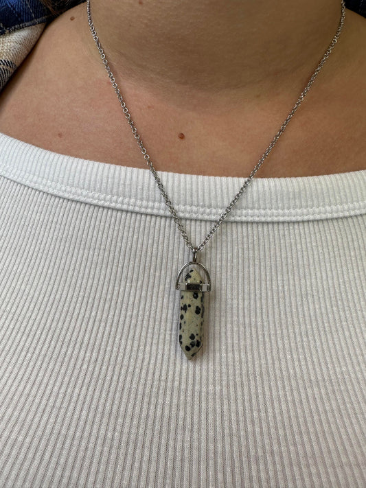 Dalmatian Jasper Necklace