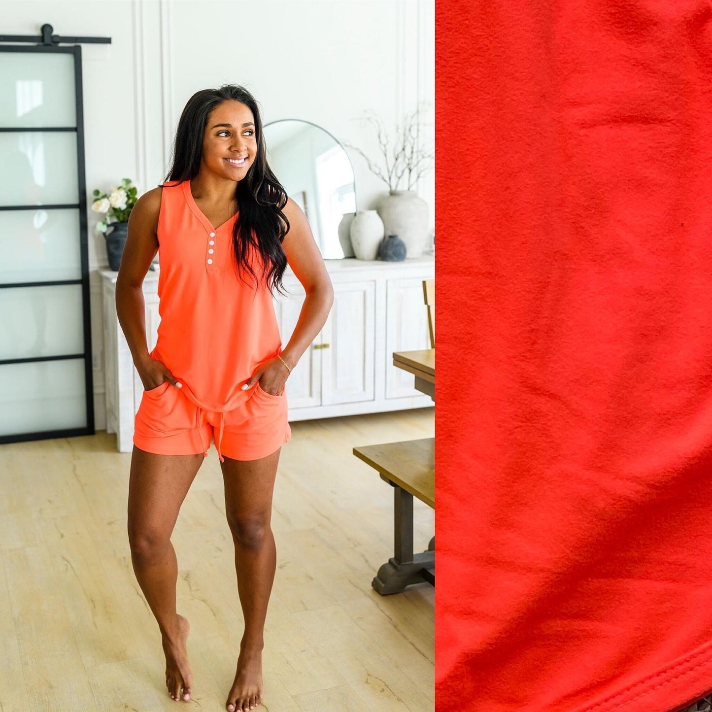 SS Neon Orange Lounge Set Preorder Closes 6/14 eta 4/5 weeks