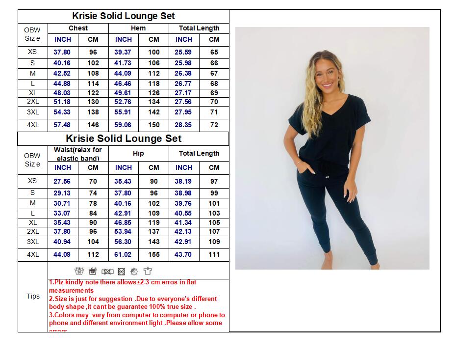 Kristie V-Neck Lounge Set  OLIVE Preorder closes 8/31 eta late Sept.