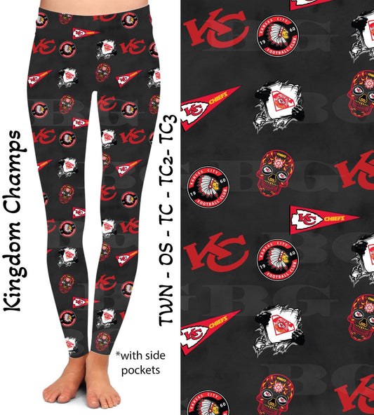 Kingdom Champs  Leggings & Capris with Pockets