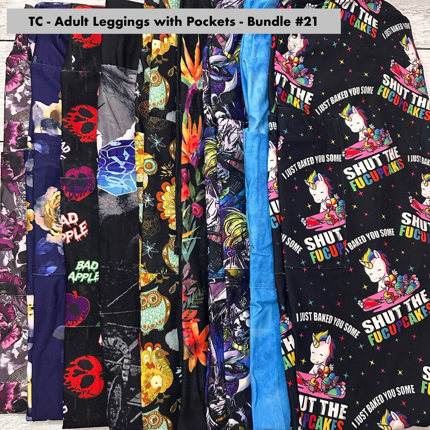 TC - Adult Leggings with Pockets Bundle - 21