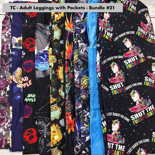 TC - Adult Leggings with Pockets Bundle - 21