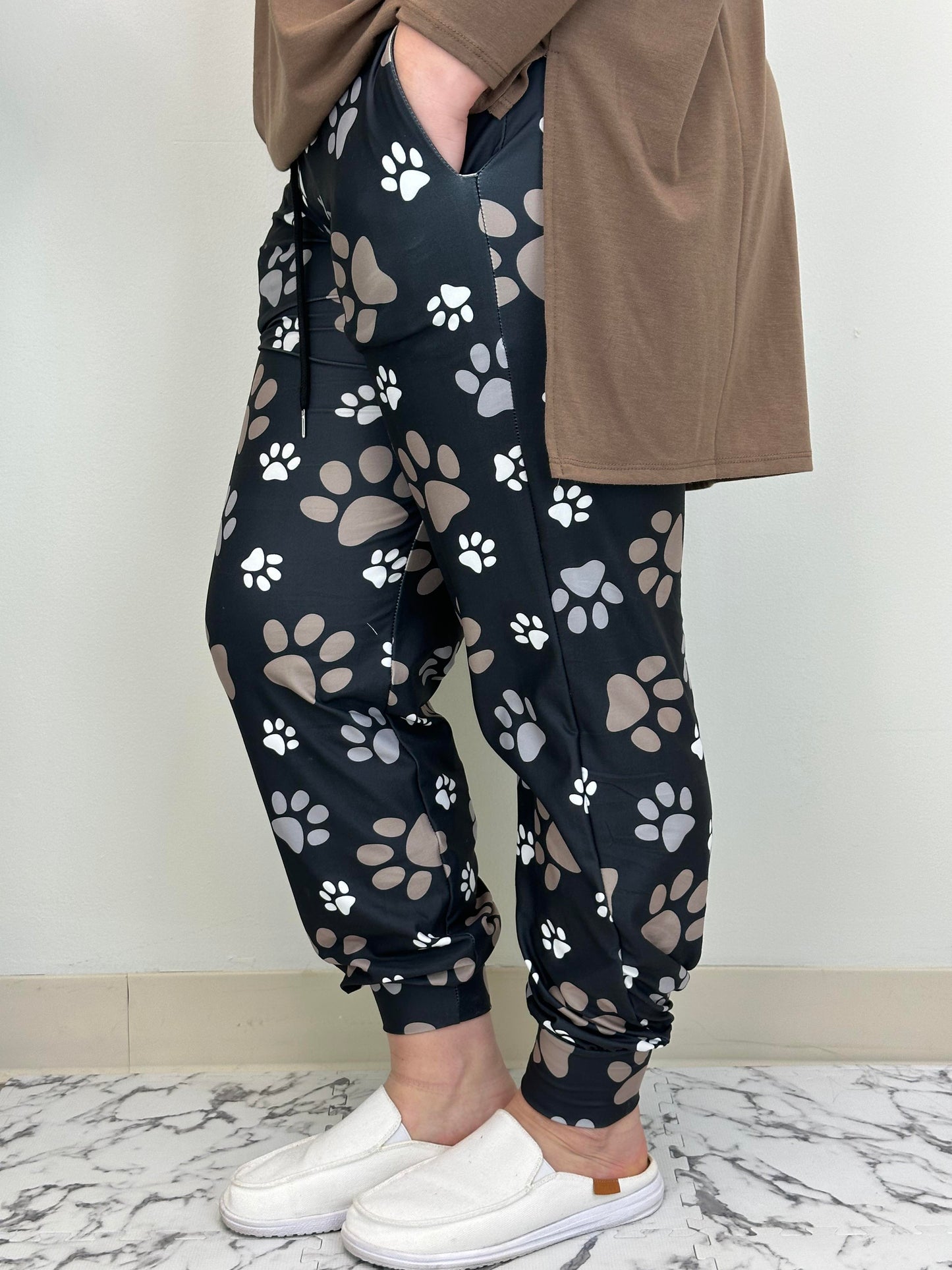 Paw Print Joggers