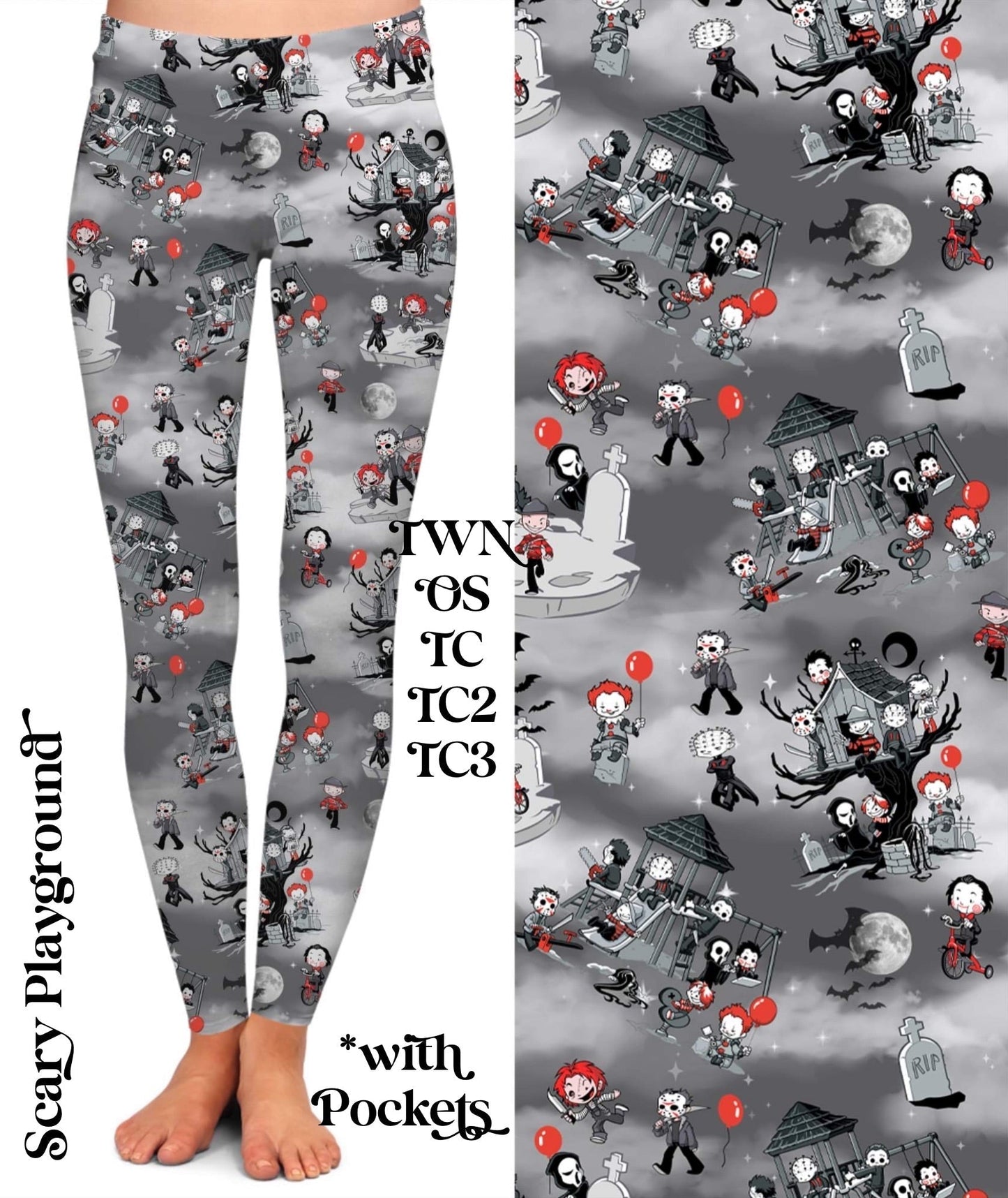 Scary Playground - Leggings with Pockets