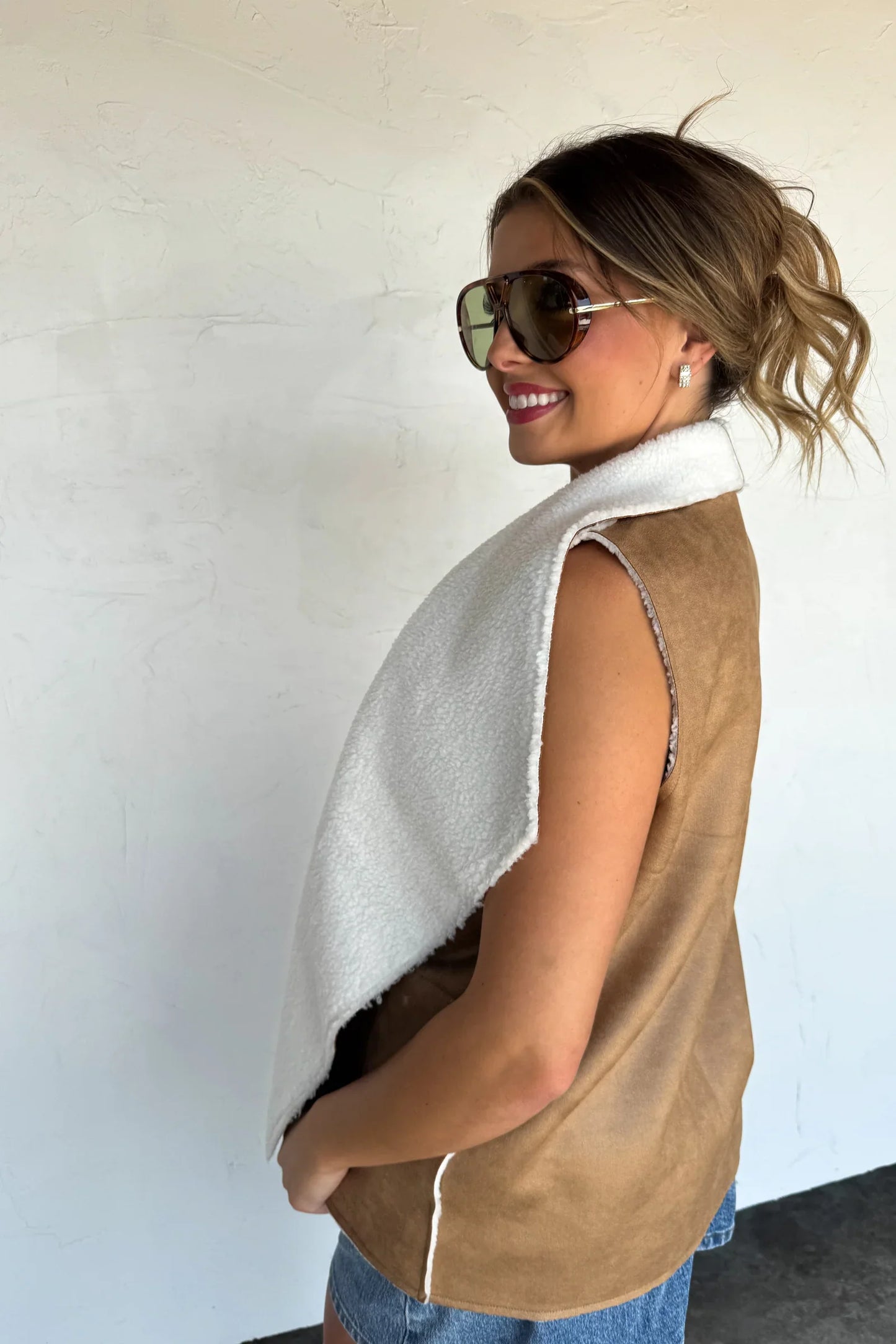 PREORDER: Collins Suede Vest