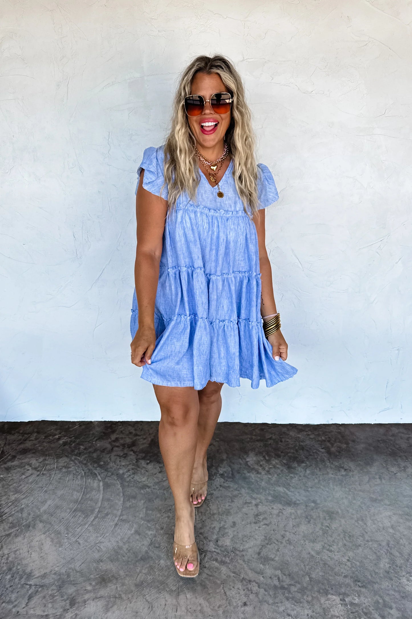 PREORDER: Day Dreaming Ruffle Dress