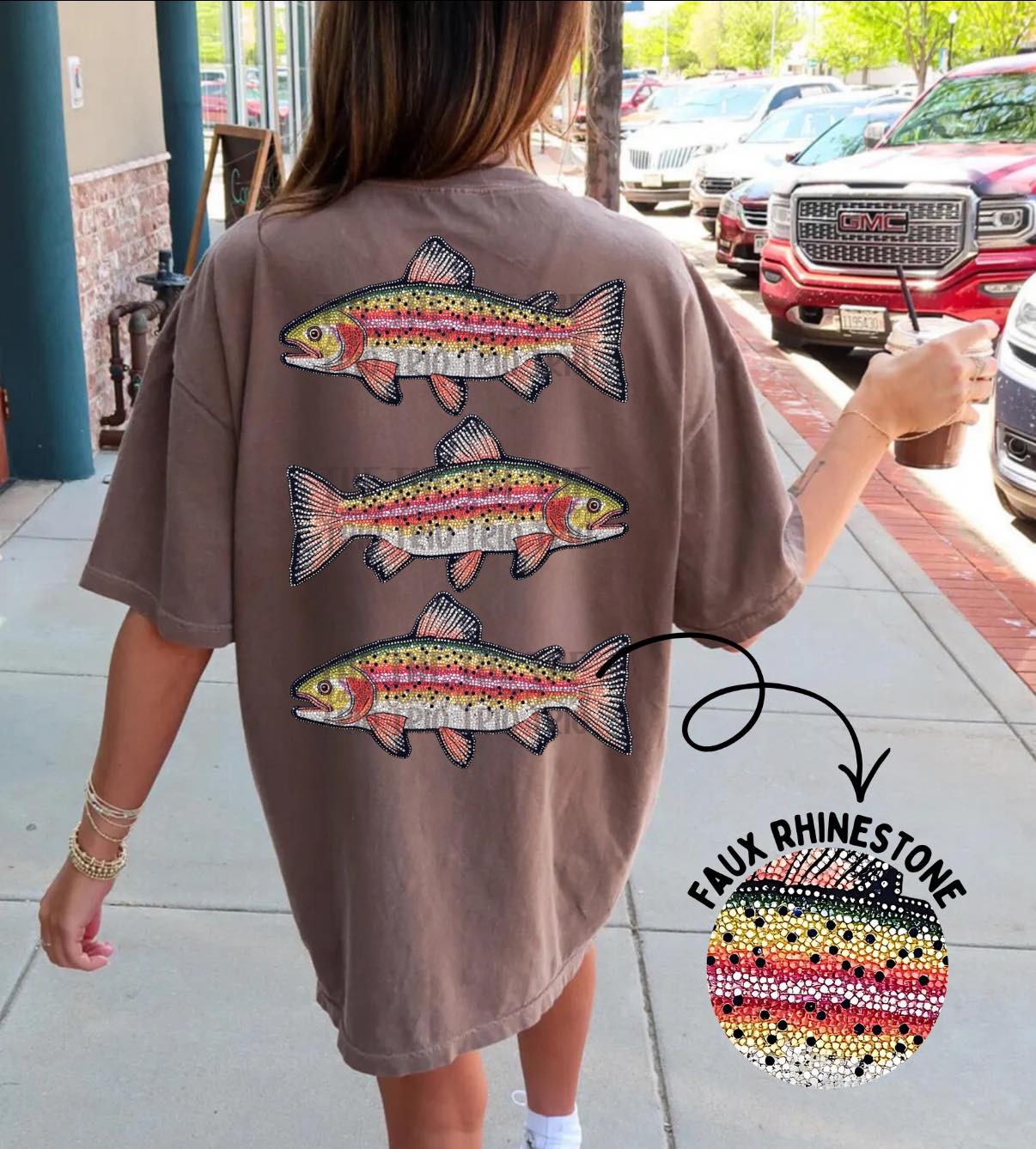 FAUX Rhinestone Fish  - Multiple Styles