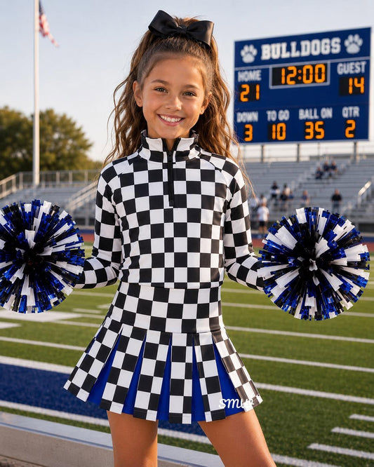Magnolia Custom Scuba & Pleated Cheer Skirt Set