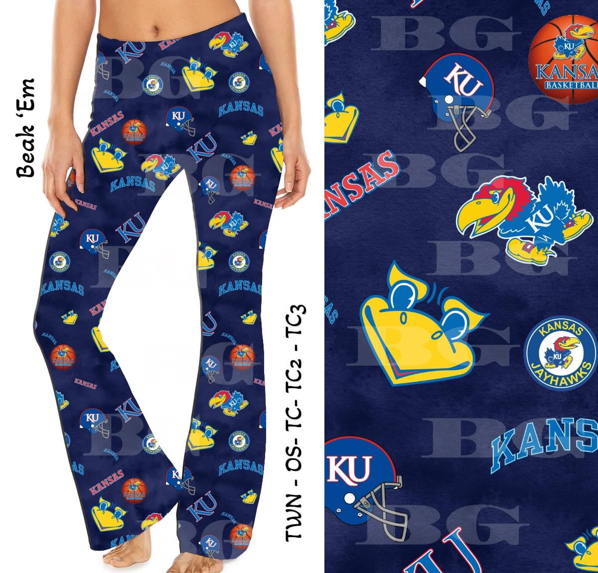 Beak Em  Yoga Flares with Pockets