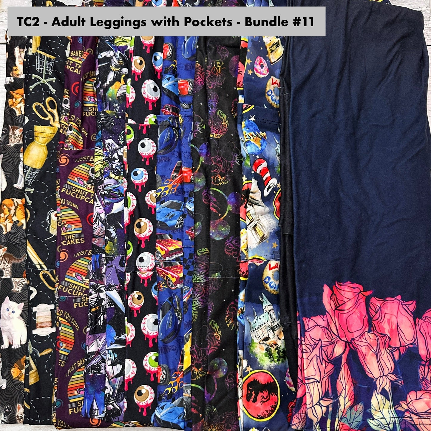 TC2 - Adult Leggings with Pockets Bundle - 11