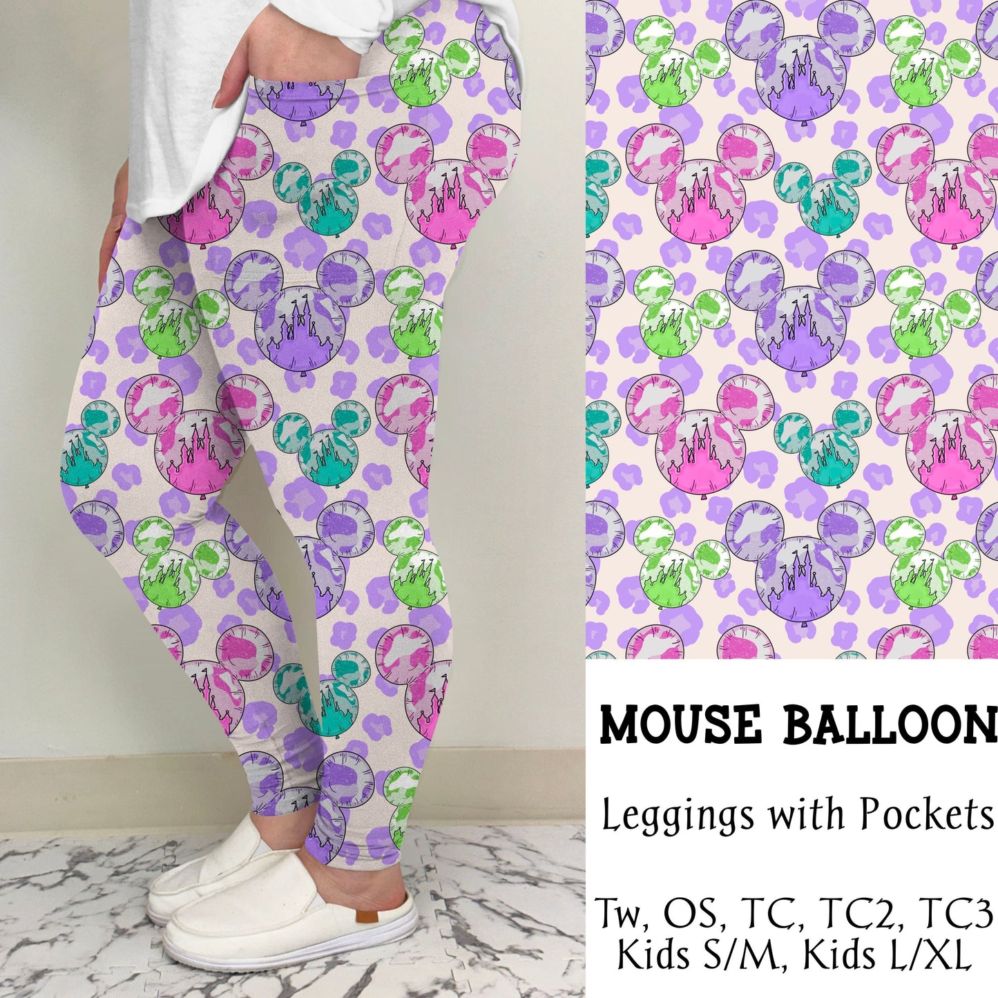 Mouse Balloon Leggings/Joggers | Run ends 3/8| ETA 42 Days