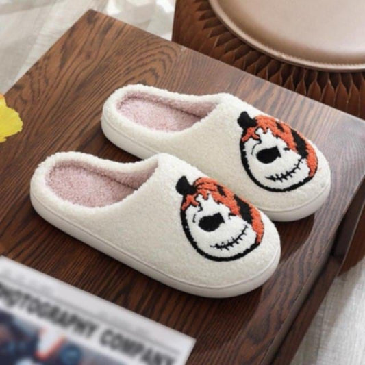 Jack-O-Lantern Slippers