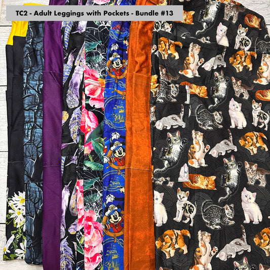 TC2 - Adult Leggings with Pockets Bundle - 13