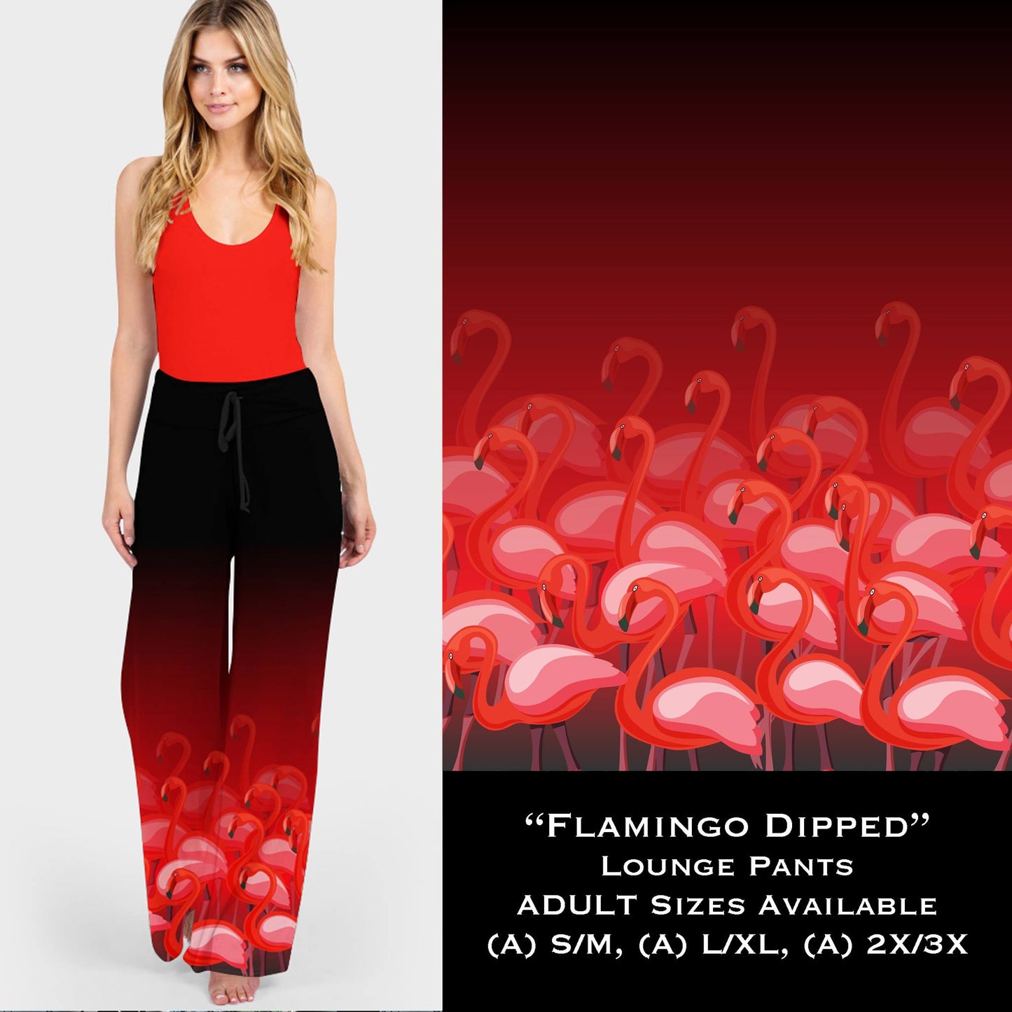 Flamingo Dipped - Lounge Pants