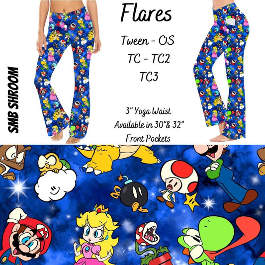 SRM Schroooom  Yoga Flares with Pockets