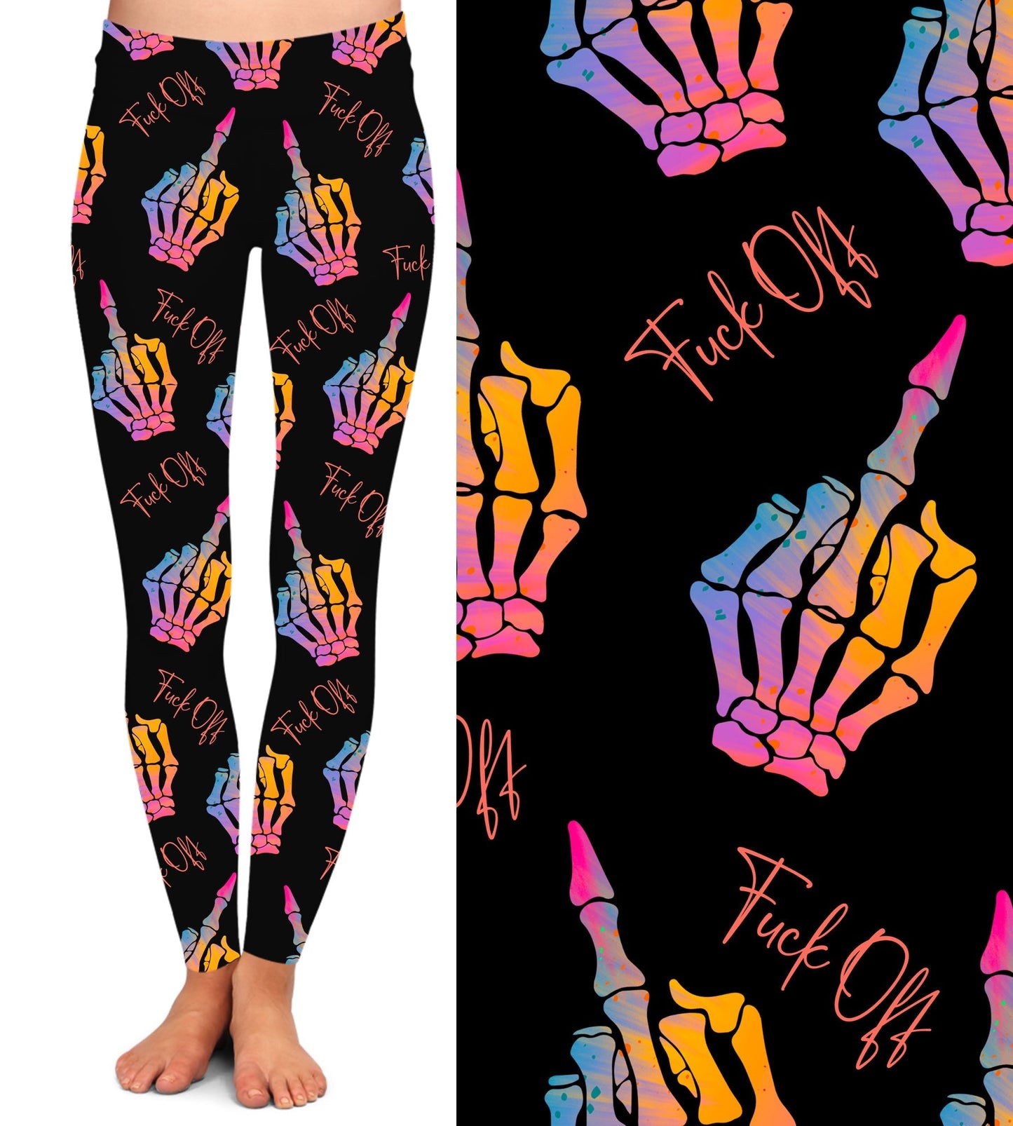 F Off - Leggings with Pockets