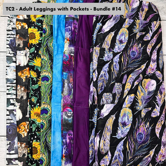 TC2 - Adult Leggings with Pockets Bundle - 14