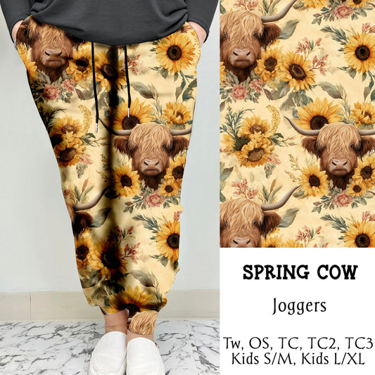 Spring Cow Leggings/Joggers | Run ends 3/8| ETA 42 Days