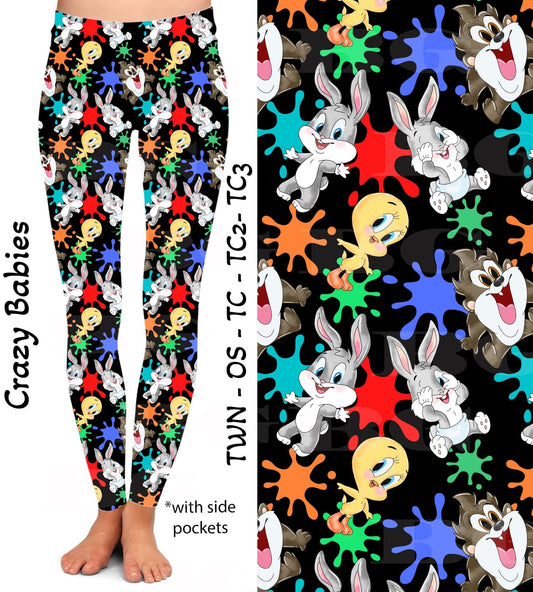 Crazy Babies - Leggings with Pockets