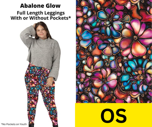 Abalone Glow Full Length Leggings w/ Pockets