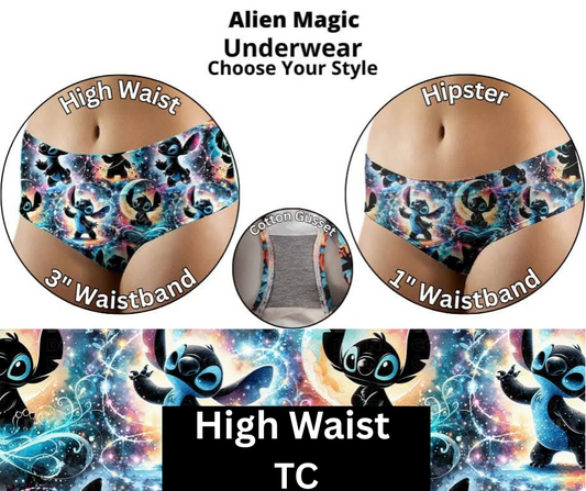 Alien Magic High Waist Underwear