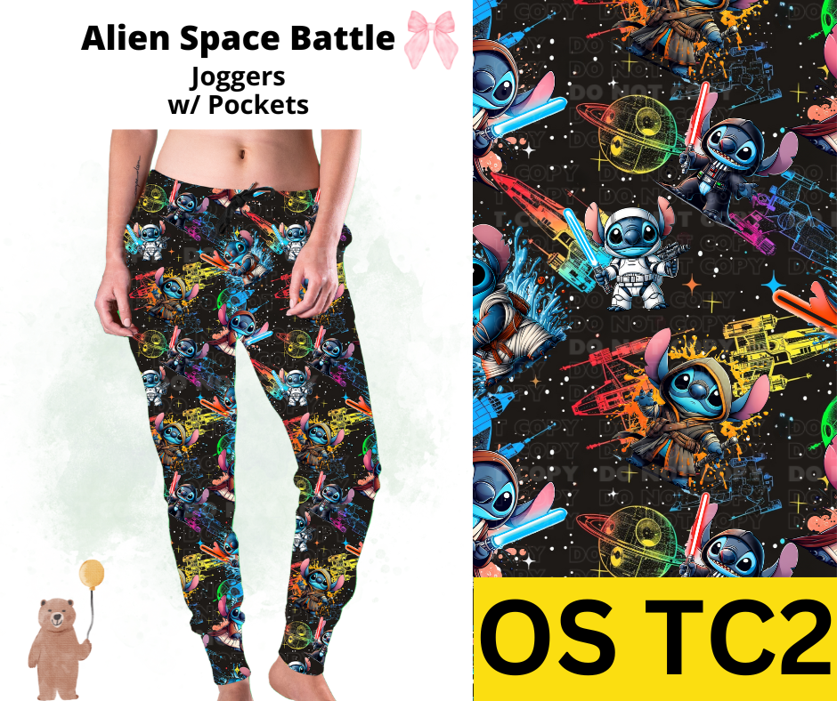 Alien Space Battle Joggers