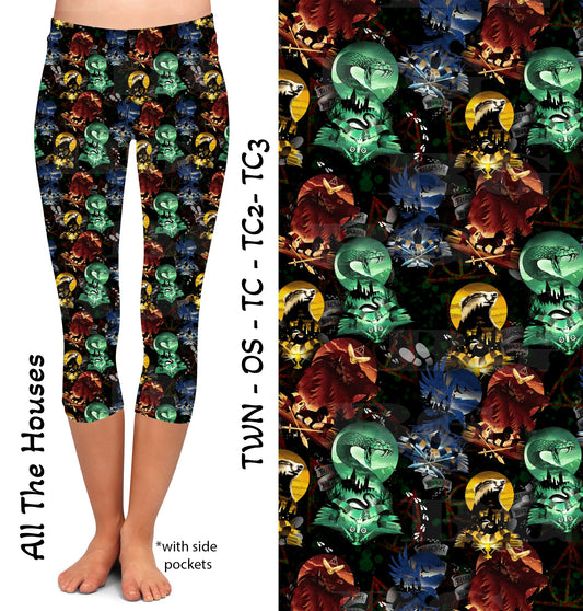All The Houses - Capri Legging with Pockets