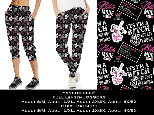 Ambitchous - Full & Capri Joggers