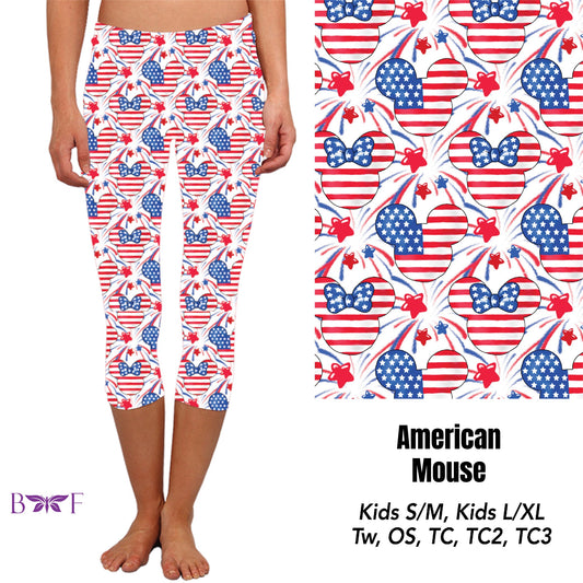 American mouse capris