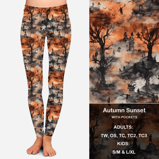 Autumn Sunset Leggings & Capris with Pockets Preorder Closes 7/31 eta September