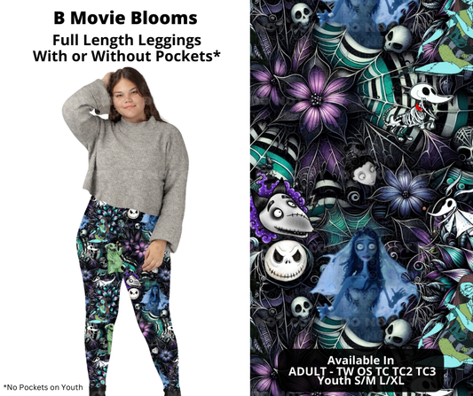 B Movie Blooms Full Length Leggings w/ Pockets