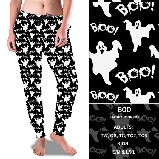 BOO - Full Joggers Preorder Closes 8/11 eta Sept.