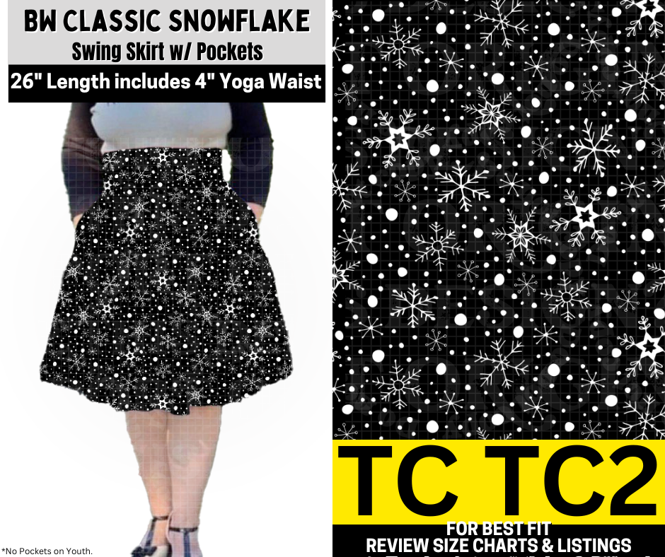BW Classic Snowflake Swing Skirt