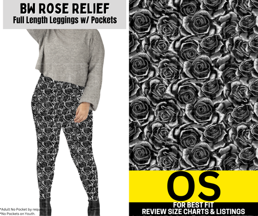BW Rose Relief Full Length Leggings w/ Pockets